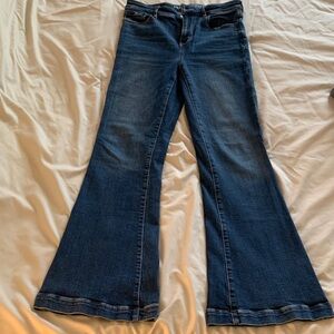 American Eagle Outfitters Dark Blue Flare Jeans